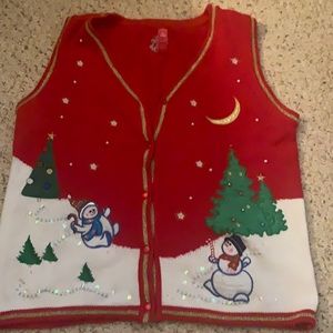 Holiday vest, Size Medium